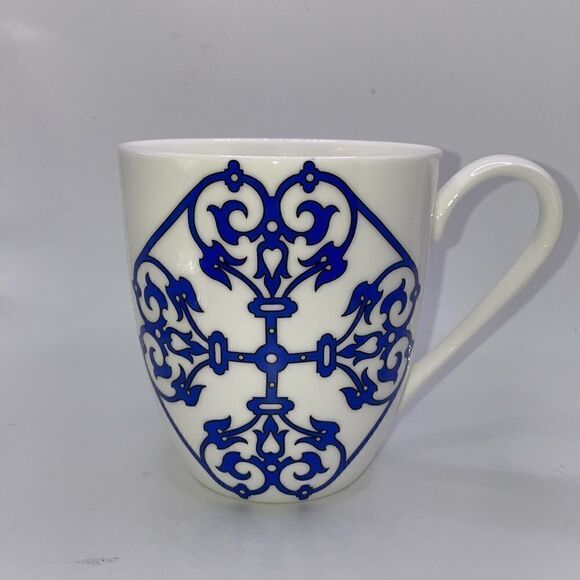 Portfolio OtO Bundle of 4 Bone China Multicolored Coffee Mugs w/Eclectic Designs - Picture 6 of 16